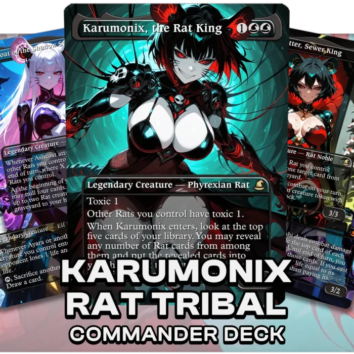 Karumonix Rat Tribal | Phyrexian Rat Waifus | Commander Deck — deck cover