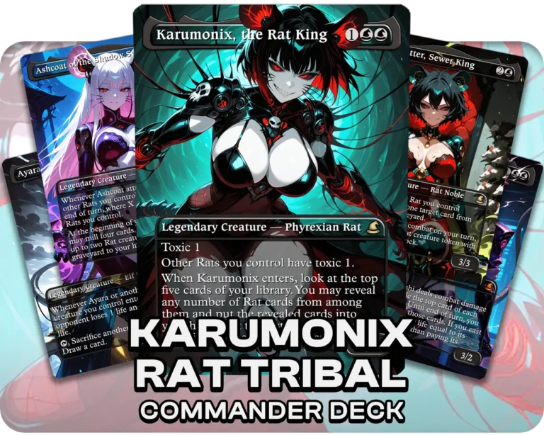 Karumonix Rat Tribal | Phyrexian Rat Waifus | Commander Deck — deck cover