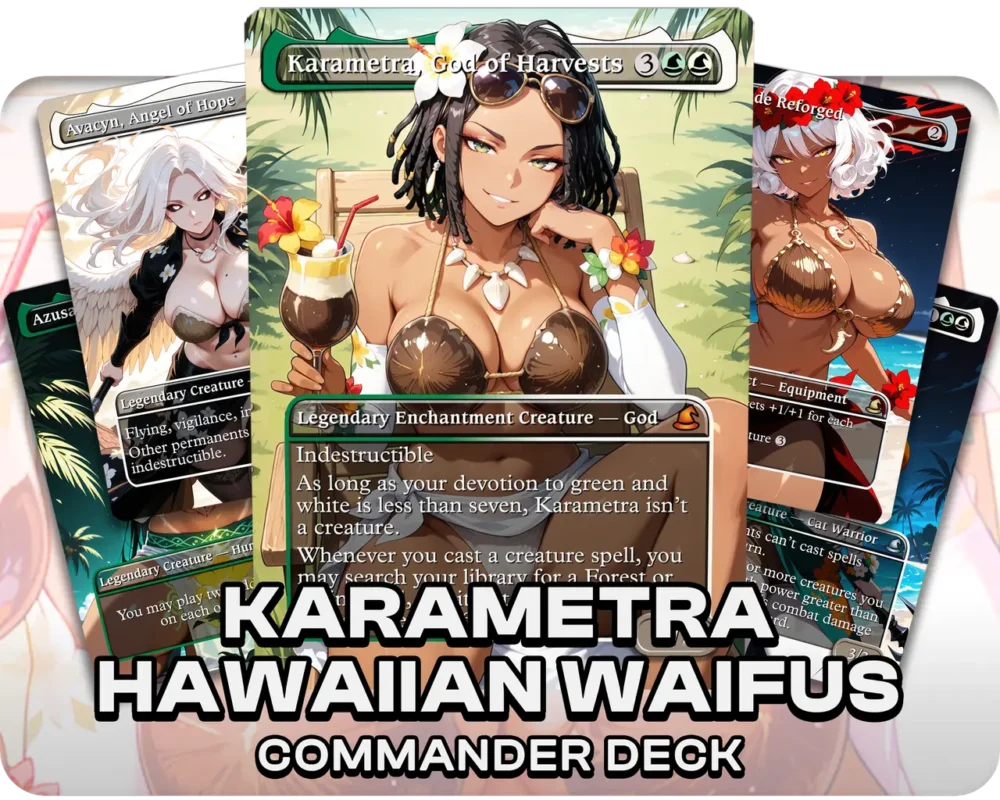 Karametra, God of Harvests | Hawaiian Waifus | Commander Deck — deck cover
