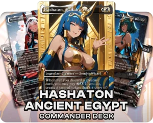 Hashaton, Scarab's Fist | Ancient Egypt | Commander Deck — deck cover