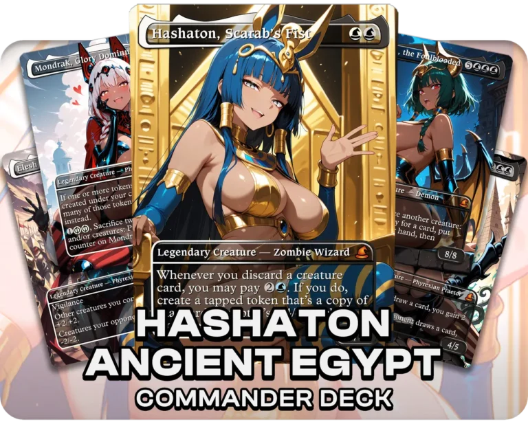 Hashaton, Scarab's Fist | Ancient Egypt | Commander Deck — deck cover