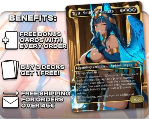 Hashaton, Scarab's Fist | Ancient Egypt | Commander Deck — benefits information