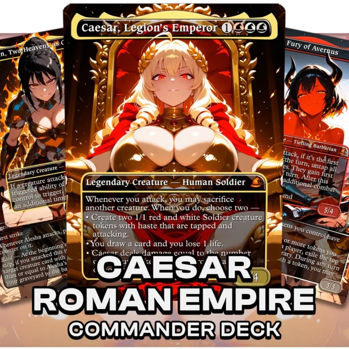 Caesar, Legion's Emperor | Roman Empire | Commander Deck — deck cover