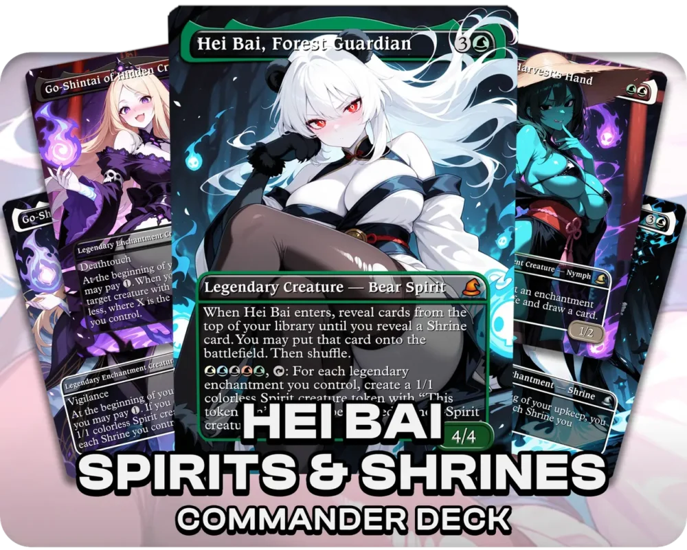 Hei Bai, Forest Guardian | Spirits & Shrines | Commander Deck — deck cover