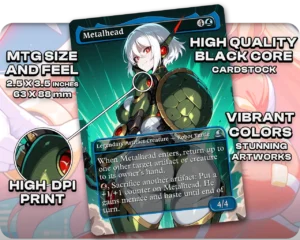 Dr. Eggman | Robot Waifus | Commander Deck — card stock and finish guide