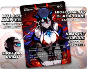 High Perfect Morcant | Noble Elf Waifus | Commander Deck — card stock and finish guide
