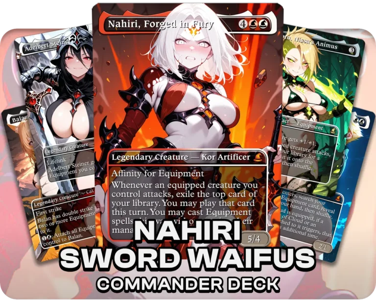 Nahiri, Forged in Fury | Sword Waifus | Commander Deck — deck cover