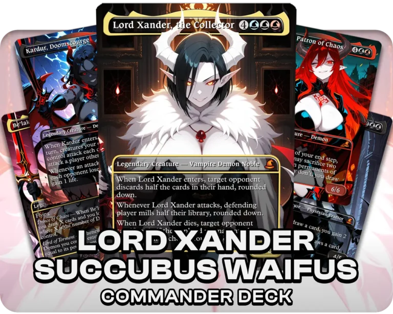 Lord Xander, the Collector | Succubus Waifus | Commander Deck — deck cover
