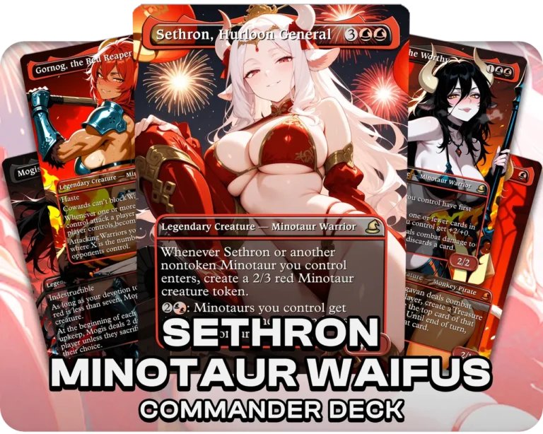 Sethron, Hurloon General | Minotaur Waifus | Commander Deck — deck cover