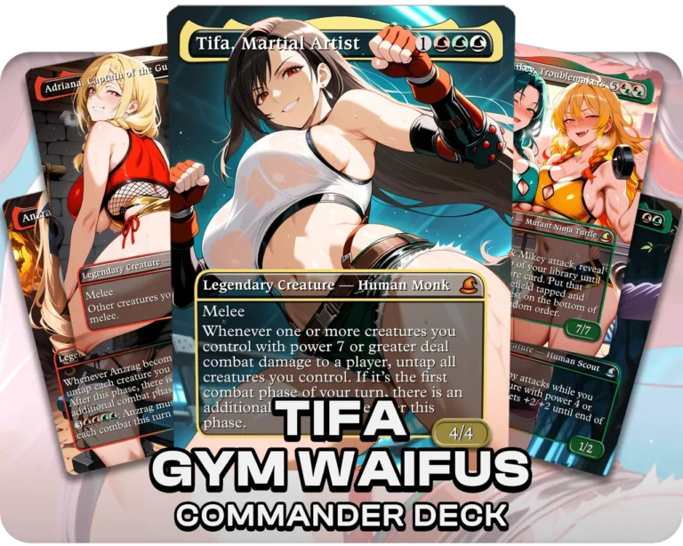 Tifa, Martial Artist | Gym Waifus | Commander Deck — deck cover