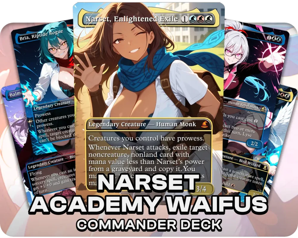 Narset, Enlightened Exile | Academy Waifus | Commander Deck — deck cover