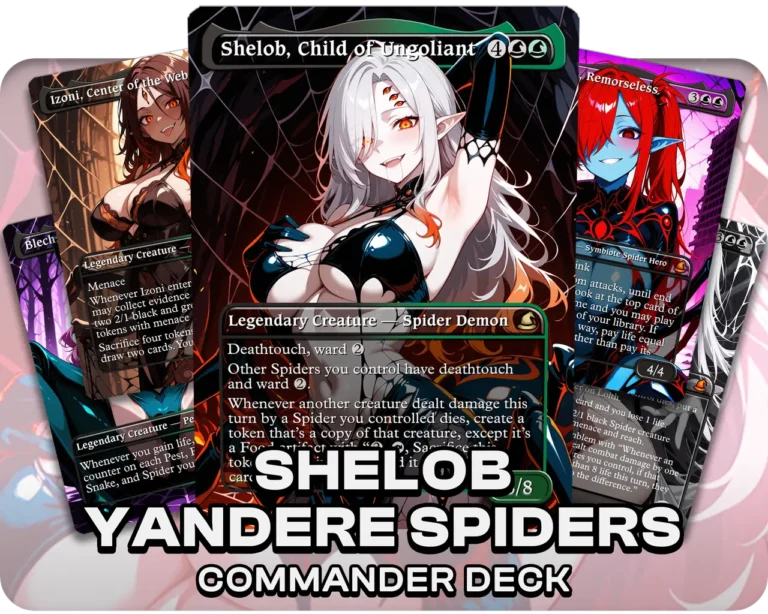 Shelob, Child of Ungoliant | Yandere Spider Waifus | Commander Deck — deck cover