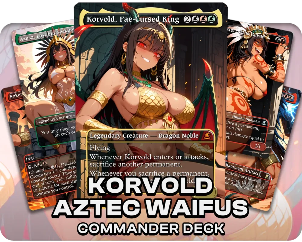 Korvold, Fae-Cursed King | Aztec Waifus | Commander Deck — deck cover