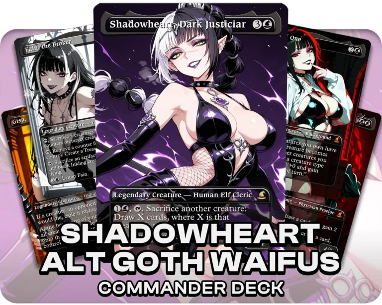Shadowheart, Dark Justiciar | Alt Goth Waifus | Commander Deck — deck cover