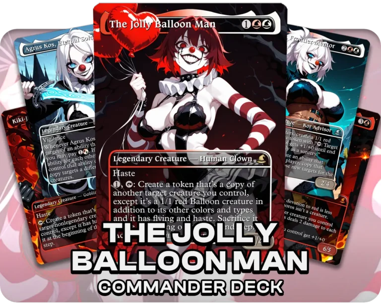 The Jolly Balloon Man | Crazy Clown Waifus | Commander Deck — deck cover