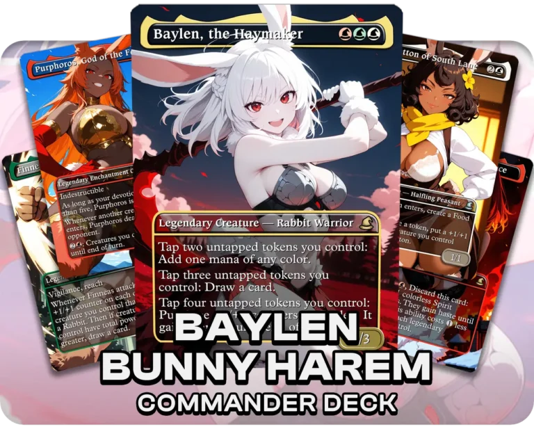 Baylen, the Haymaker | Bunny Waifus | Commander Deck — deck cover