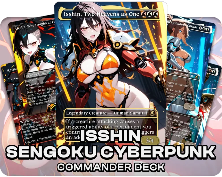 Isshin, Two Heavens as One | Cyberpunk Waifus | Commander Deck — deck cover