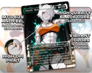 Ellivere of the Wild Court | Tennis Court Waifus | Commander Deck — card stock and finish guide