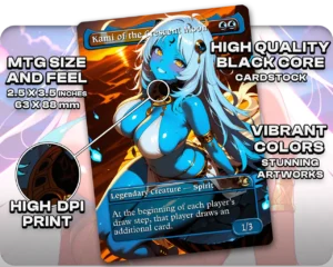 Xyris, the Writhing Storm | Arabian Nights Waifus | Commander Deck — card stock and finish guide