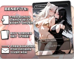 Yuri Waifus | Dual Lands Set (10 Cards) — promotional mockup