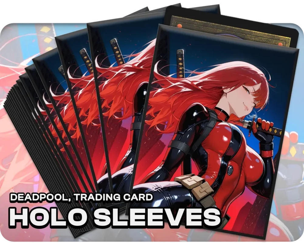 Deadpool, Trading Card holo sleeves, pack artwork