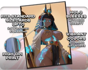 Hashaton, Scarab's Fist holo sleeves, card compatibility and finish guide