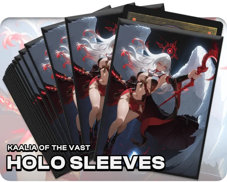 Kaalia of the Vast holo sleeves, pack artwork