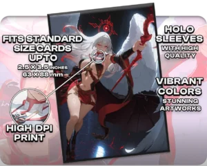 Kaalia of the Vast holo sleeves, card compatibility and finish guide