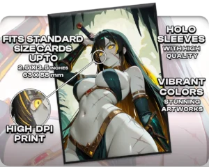 Kotis, the Fangkeeper holo sleeves, card compatibility and finish guide