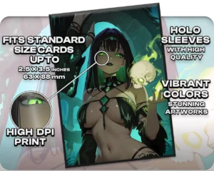 Meren of Clan Nel Toth holo sleeves, card compatibility and finish guide