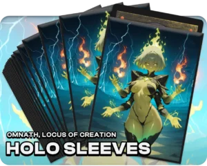 Omnath, Locus of Creation holo sleeves, pack artwork