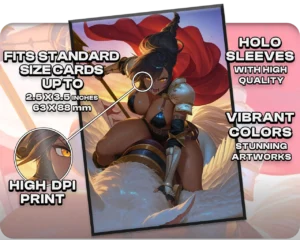 Sidar Jabari of Zhalfir holo sleeves, card compatibility and finish guide