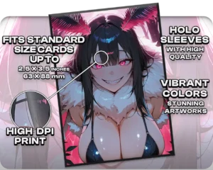 The Wise Mothman holo sleeves, card compatibility and finish guide