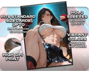 Tifa Lockhart holo sleeves, card compatibility and finish guide
