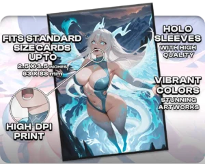 Ureni of the Unwritten holo sleeves, card compatibility and finish guide