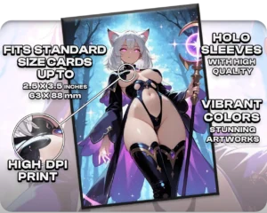 Y'shtola, Night's Blessed holo sleeves, card compatibility and finish guide