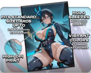 Yuriko, the Tiger's Shadow holo sleeves, card compatibility and finish guide