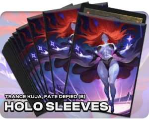 Trance Kuja, Fate Defied [B] holo sleeves, pack artwork