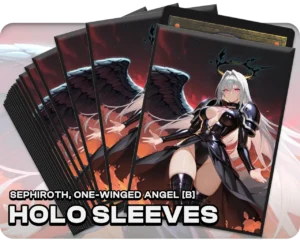Sephiroth, One-Winged Angel [B] holo sleeves, pack artwork