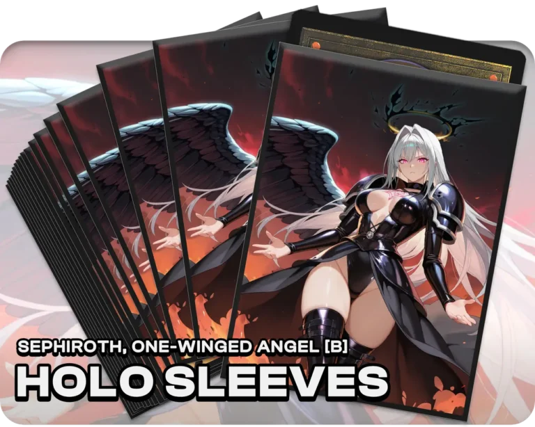 Sephiroth, One-Winged Angel [B] holo sleeves, pack artwork