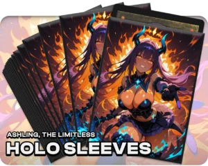 Ashling, the Limitless holo sleeves, pack artwork