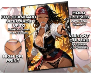 Captain Storm, Cosmium Raider holo sleeves, card compatibility and finish guide