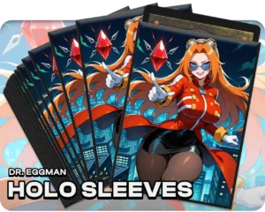Dr. Eggman holo sleeves, pack artwork