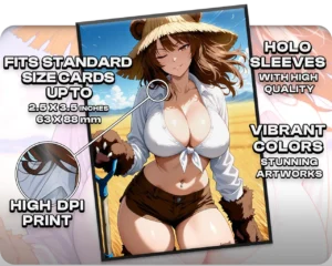 Folk Hero holo sleeves, card compatibility and finish guide