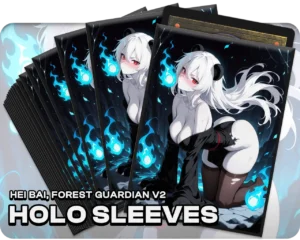 Hei Bai, Forest Guardian v2 holo sleeves, pack artwork