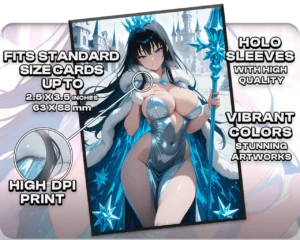 Hylda of the Icy Crown holo sleeves, card compatibility and finish guide