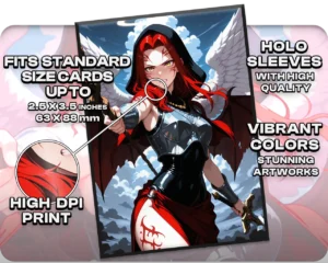 Kaalia of the Vast holo sleeves, card compatibility and finish guide