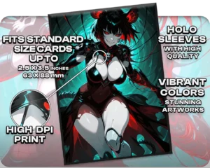 Karumonix, the Rat King holo sleeves, card compatibility and finish guide