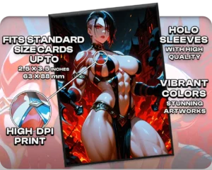 Kratos, God of War holo sleeves, card compatibility and finish guide