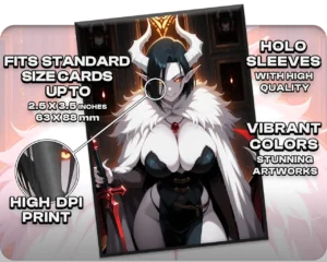 Lord Xander, the Collector holo sleeves, card compatibility and finish guide